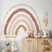 Boho Rainbow Watercolour Home Decor Wall Sticker Self-Adhesive Nursery Decal BABY VIBES & CO.