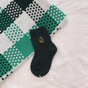 Smiley Face Short Socks 1-6Y BABY VIBES & CO.