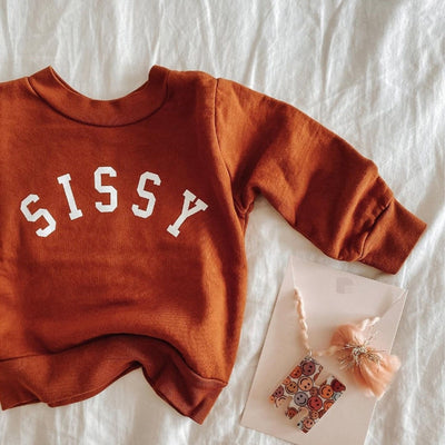 Sissy Long Sleeve Crew Neck 2T-6T BABY VIBES & CO.