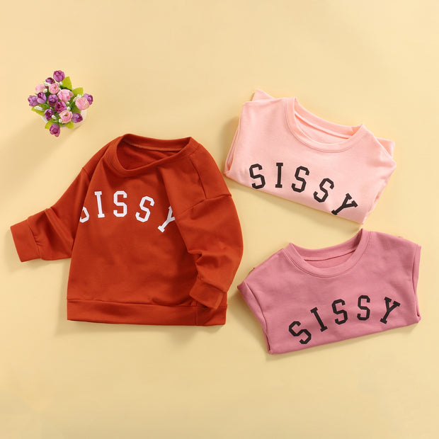 Sissy Long Sleeve Crew Neck 2T-6T BABY VIBES & CO.