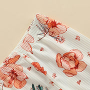 Frilly Vintage Floral Top + Flares Set 12M-4T BABY VIBES & CO.