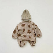 Toshi Teddy Print Jogger Set 6M-3Y BABY VIBES & CO.