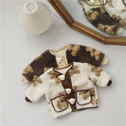 Neutral Teddy Bear Fleece Outerwear 9M-4T - BABY VIBES & CO.