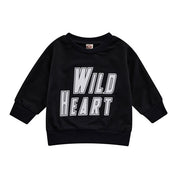 WILD HEART CREWNECK SWEATSHIRT 9M-4T - BABY VIBES & CO.