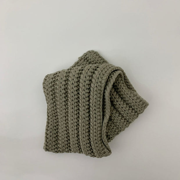 WARM KNIT CHUNKY SCARF - BABY VIBES & CO.