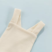 Ribbed Solid Sleeveless Suspender Style Romper Overalls BABY VIBES & CO.