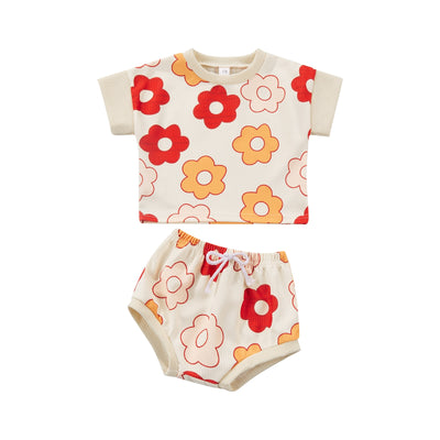 Short Sleeve Sugar Cookie Tee + Matching Bummies Set BABY VIBES & CO.