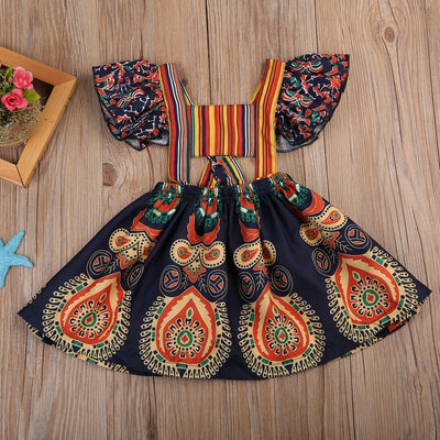 1-6Y Girls Gypsy Dress BABY VIBES & CO.